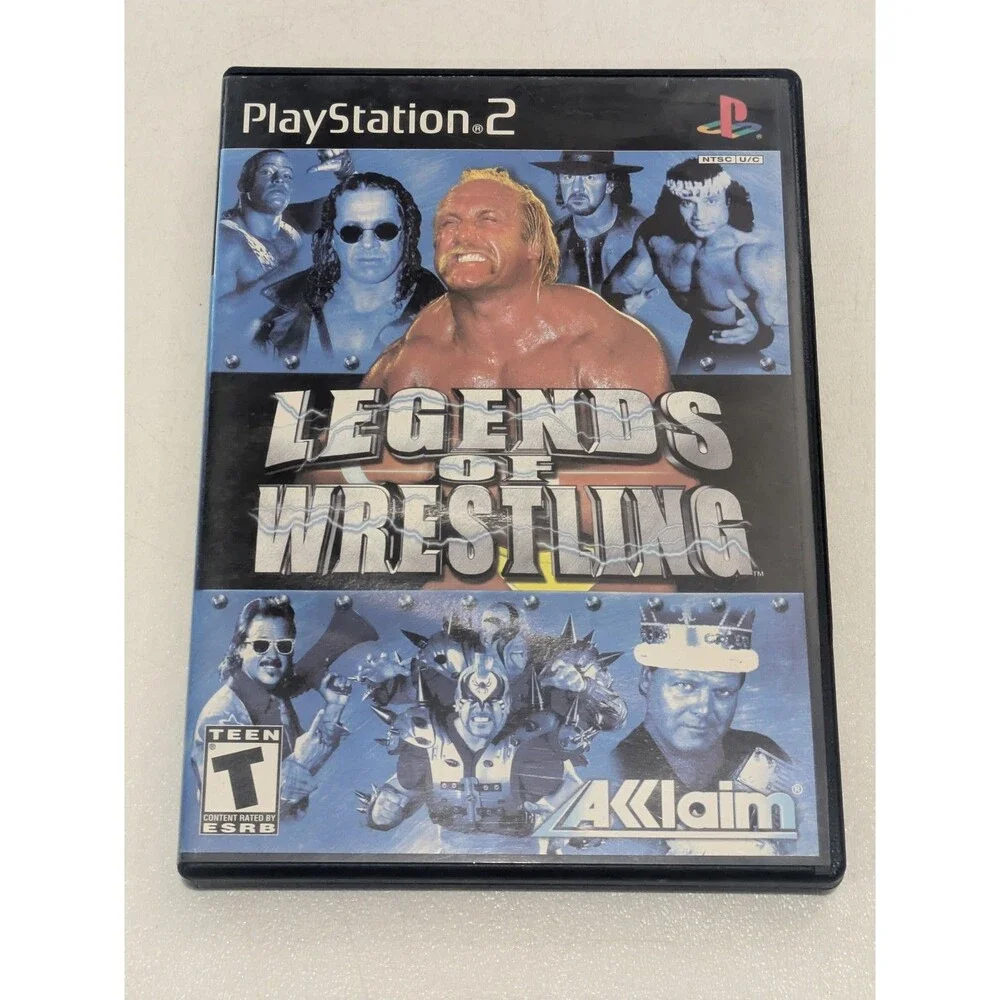 Legends‎ of Wrestling (Sony PlayStation 2, 2001) PS2 Complete